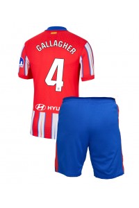 Atletico Madrid Conor Gallagher #4 Jalkapallovaatteet Lasten Kotipeliasu 2024-25 Lyhythihainen (+ Lyhyet housut)